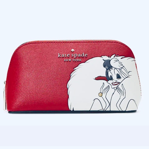 Kate Spade Disney X Cruella Dome Make up Bag - NWT - Picture 6 of 10